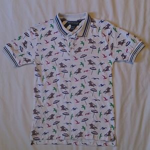 NWOT Blue Gear SS Polo Shirt Boys M 10/12